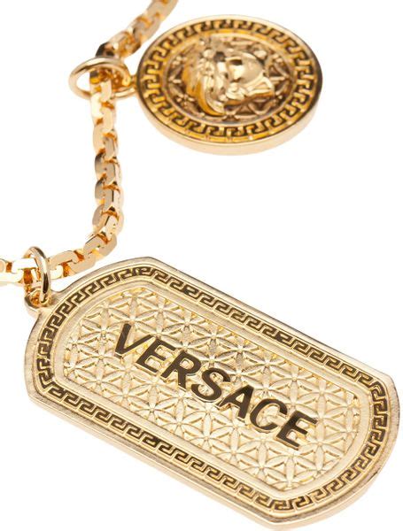 versace dog tag
